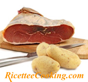 Involtini di patate e prosciutto crudo